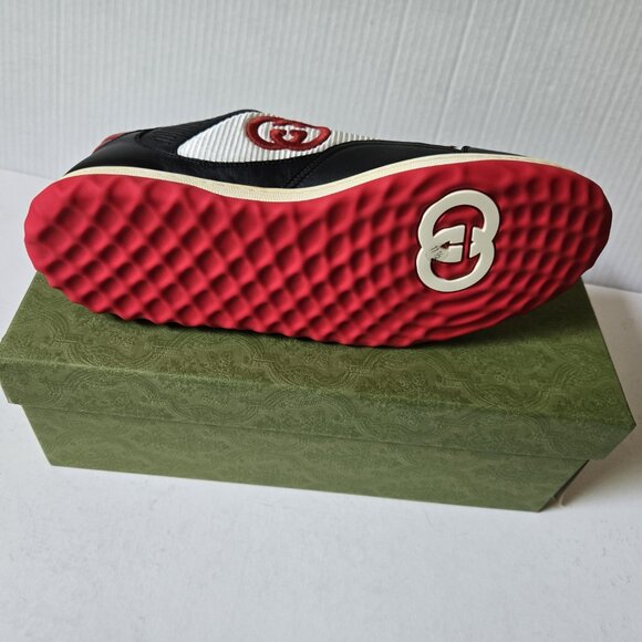 NIB Gucci Mac80 black leather Sneakers G 11.5 US 12-12.5 - Picture 12 of 13